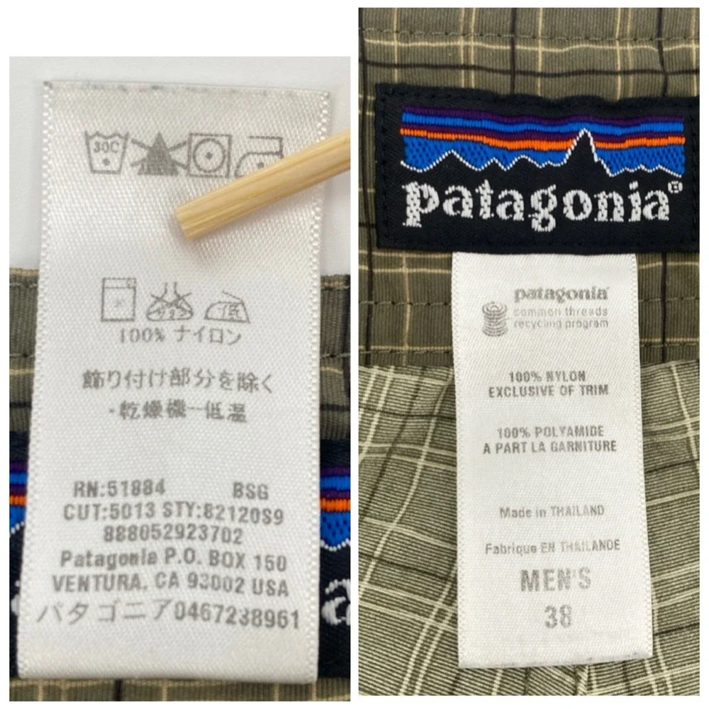 PATAGONIA Marlwalker Shorts 100% Nylon Quick‎ dry Technical Boardshorts Men's 38